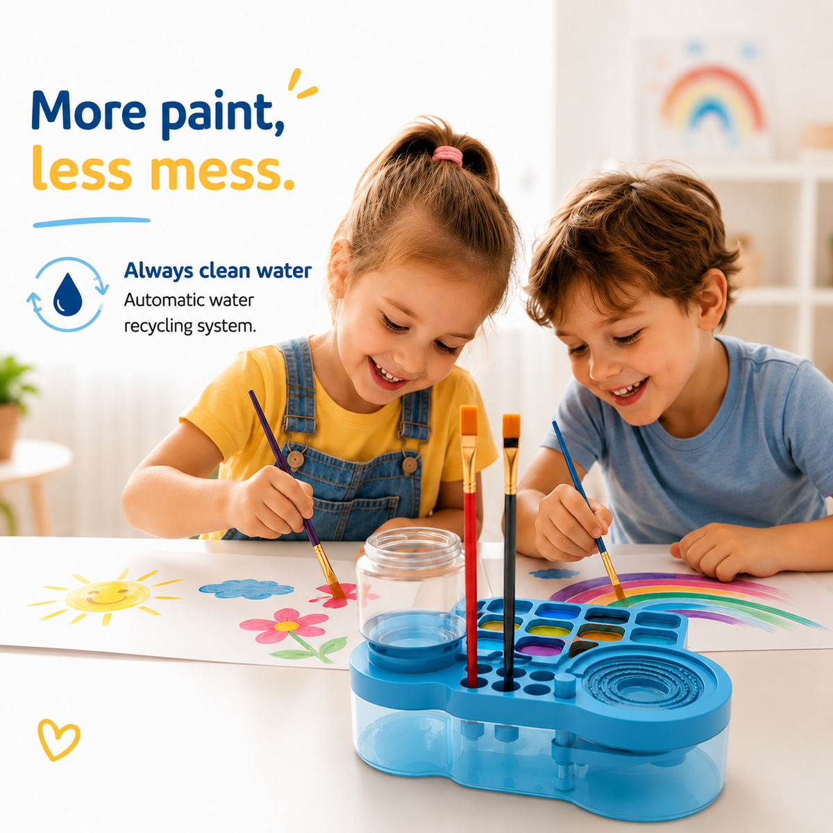 Delvix AquaBrush™ – Automatic Paint Brush Cleaner