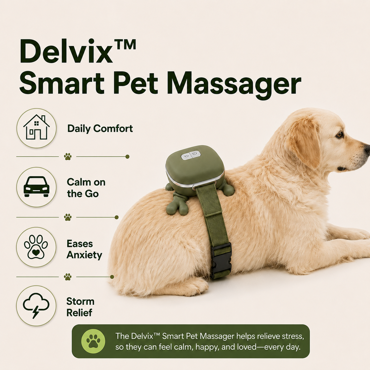 Delvix™ Smart Pet Massager