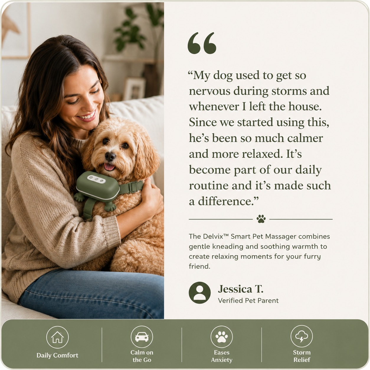 Delvix™ Smart Pet Massager